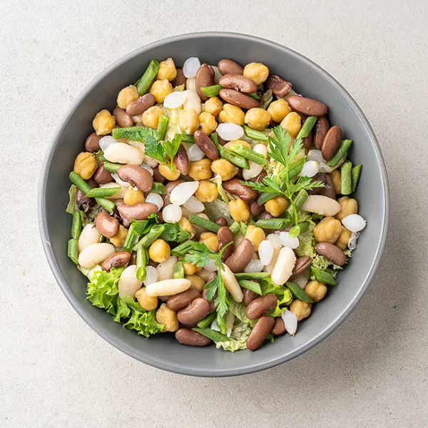 Three Bean Mix Green Salad